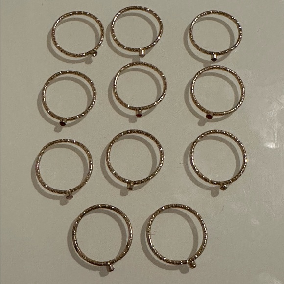 Simple Gold Rings - Picture 2 of 3